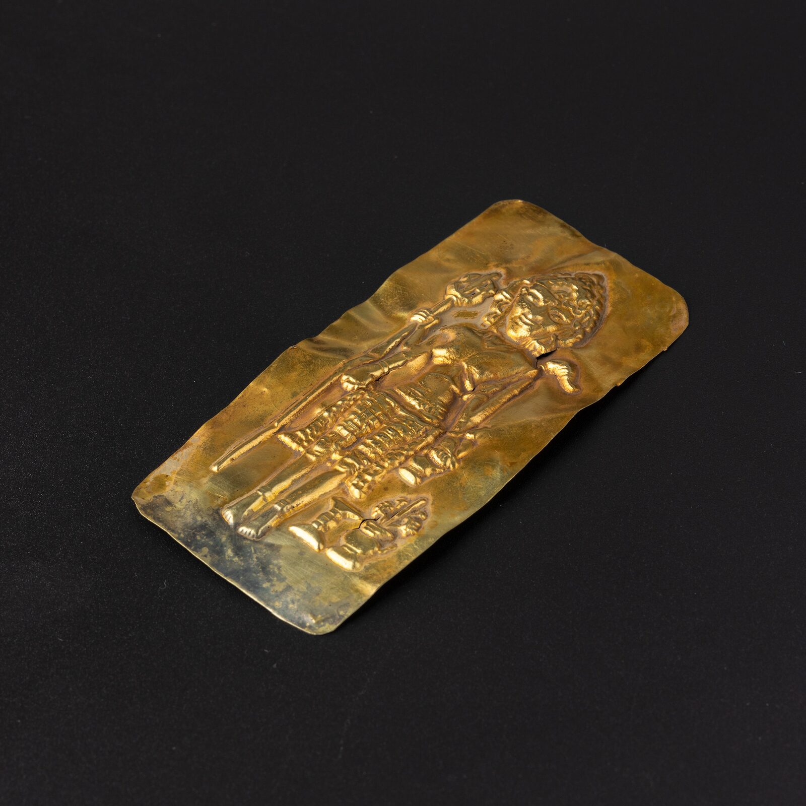 Plaque with a Standing Figure Holding a Trident